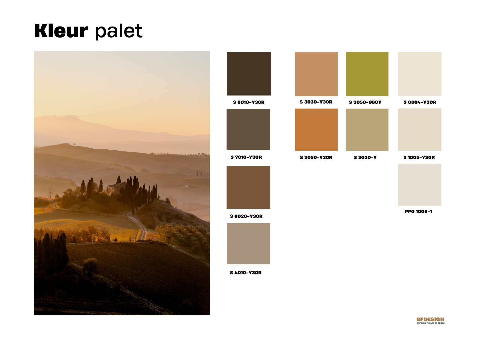 Material Board - Biophilic Design